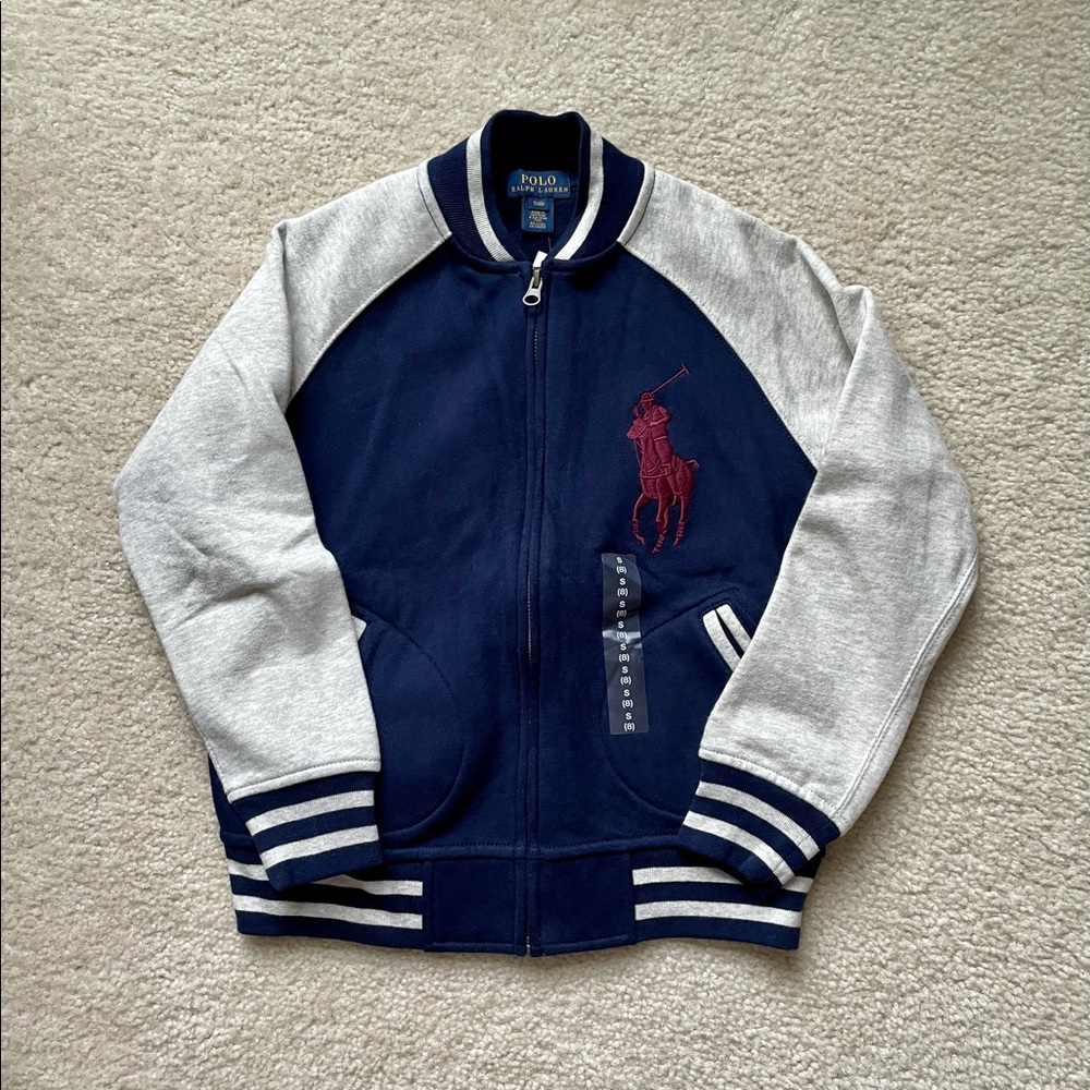 🔥NWT boys RL baseball jacket🔥
